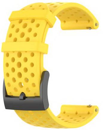Ремешок для часов Suunto силиконовый SS050225000-noname-yellow (неоригинальный) Ремешки и браслеты для часов