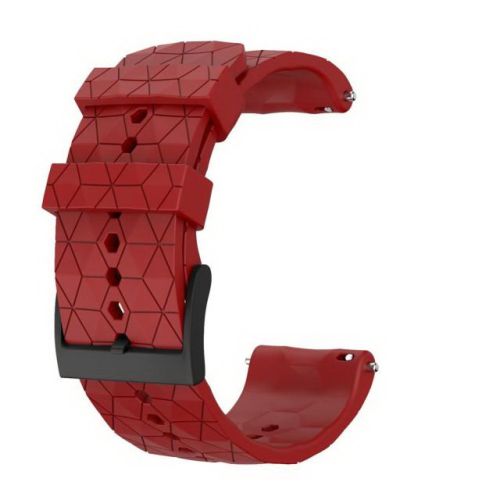 Ремешок для часов Suunto силиконовый SS050158000-noname-red (неоригинальный) Ремешки и браслеты для часов