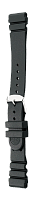 Ремешок Bonetto Cinturini каучуковый черный 22 мм 284022 Ремешки и браслеты для часов